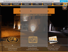 Tablet Screenshot of gfbgroup.it
